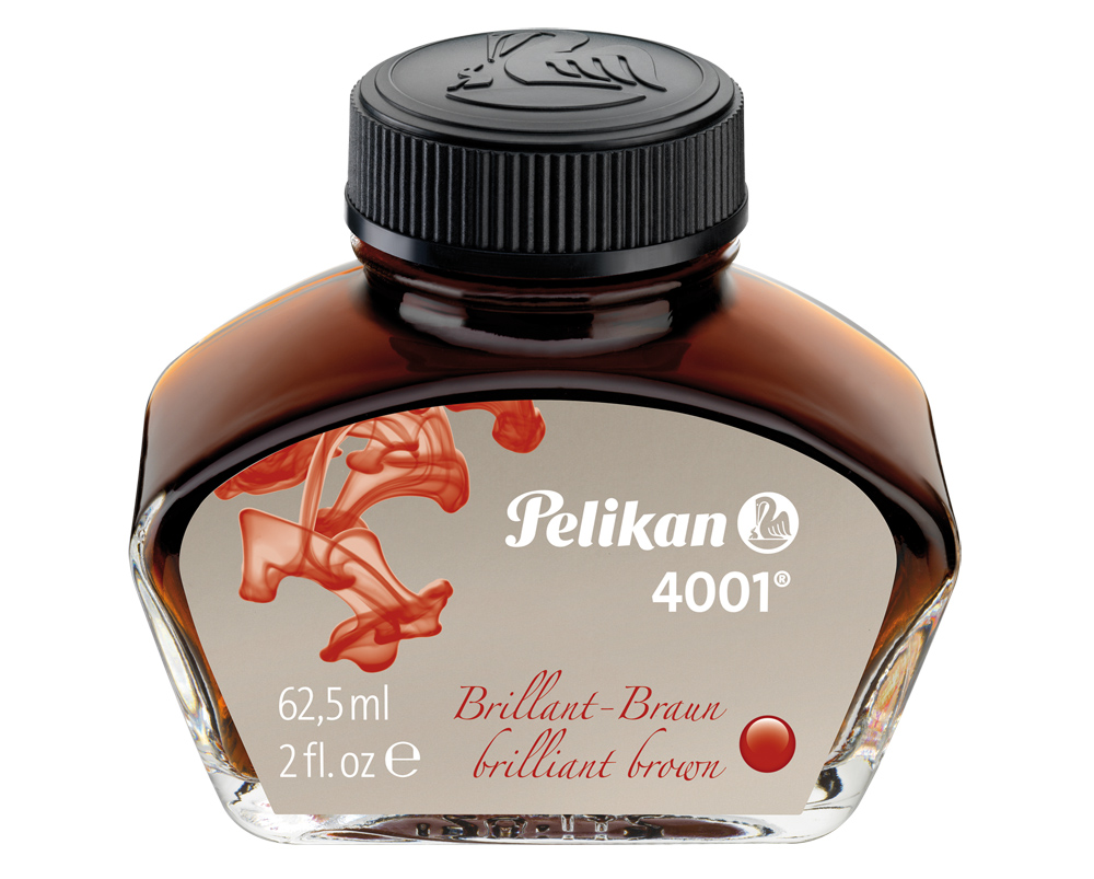 Pelikan 4001® Ink Brilliant Brown, Glass 62.5 ml