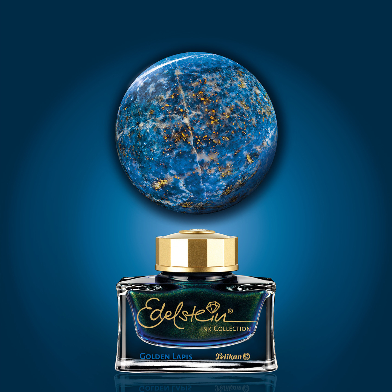 Edelstein Bottle, (2024 Ink of the Year) Golden Lapis, 50ml