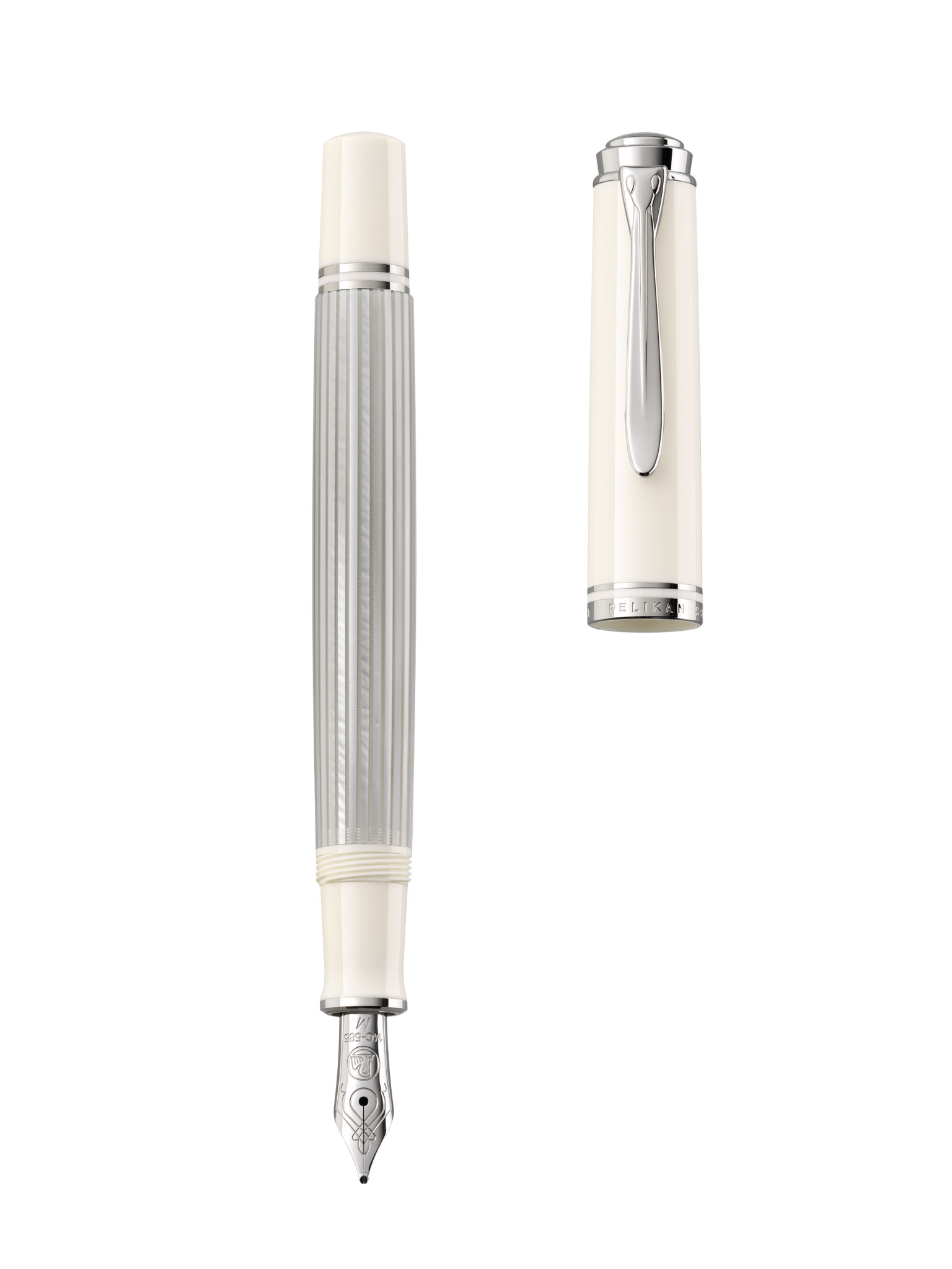 Pelikan Fountain Pen Souverän® 405 Silver White F