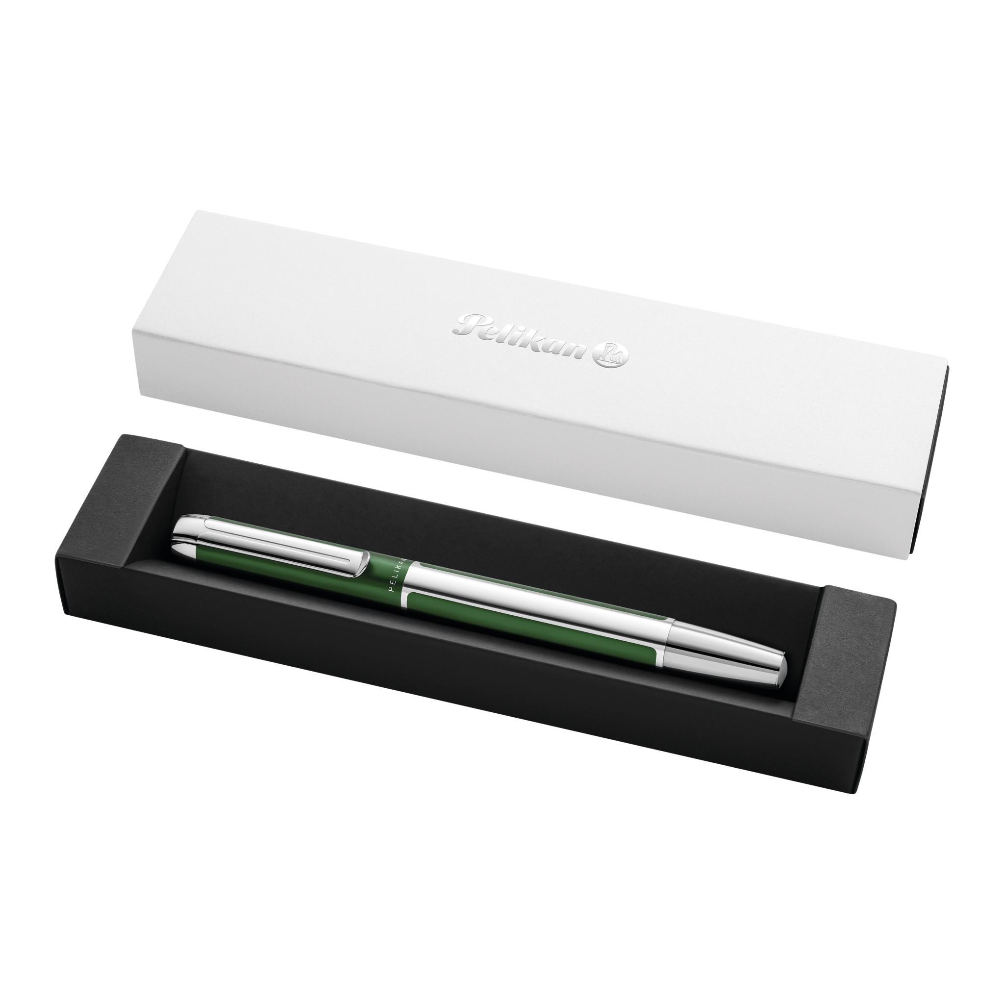 Pelikan Fountain Pen Pura® P40, 1 St In G24 Gift Case, Forest Green M