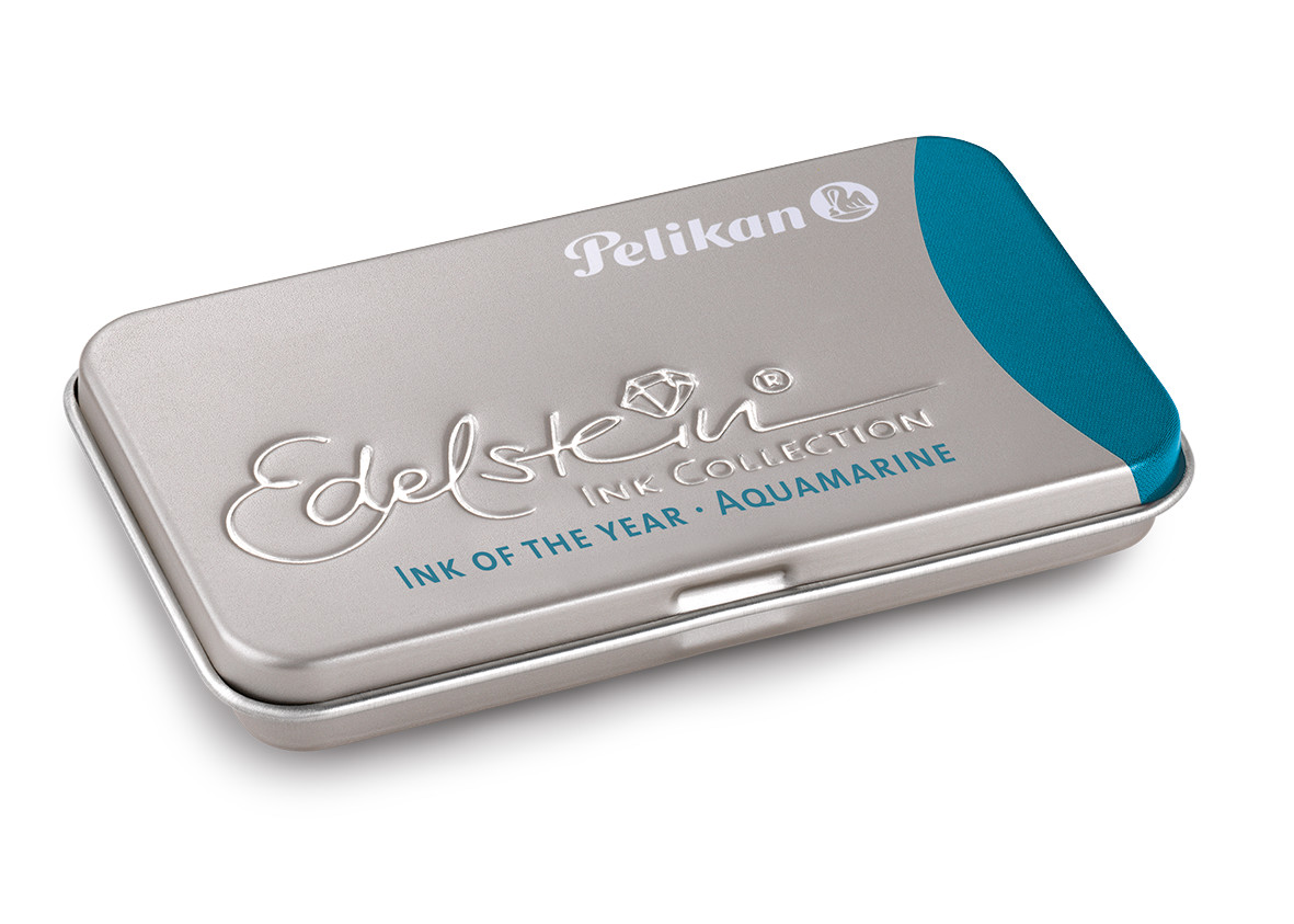 Pelikan Large Capacity Edelstein® Ink Cartridges GTP/6 Ink of the Year 2016 Aquamarine (Turquoise)
