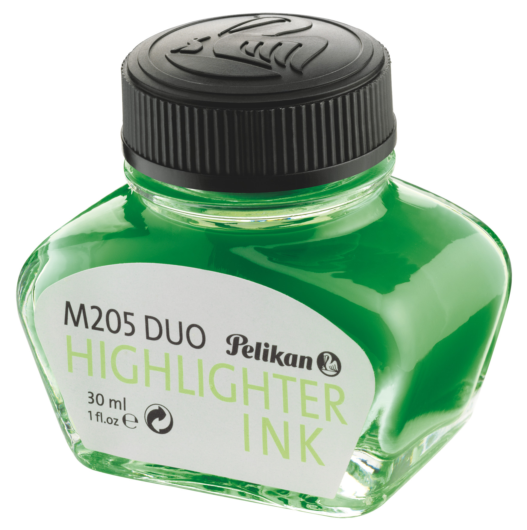 Pelikan Highlighter Ink Bright Green, Glass 30 ml