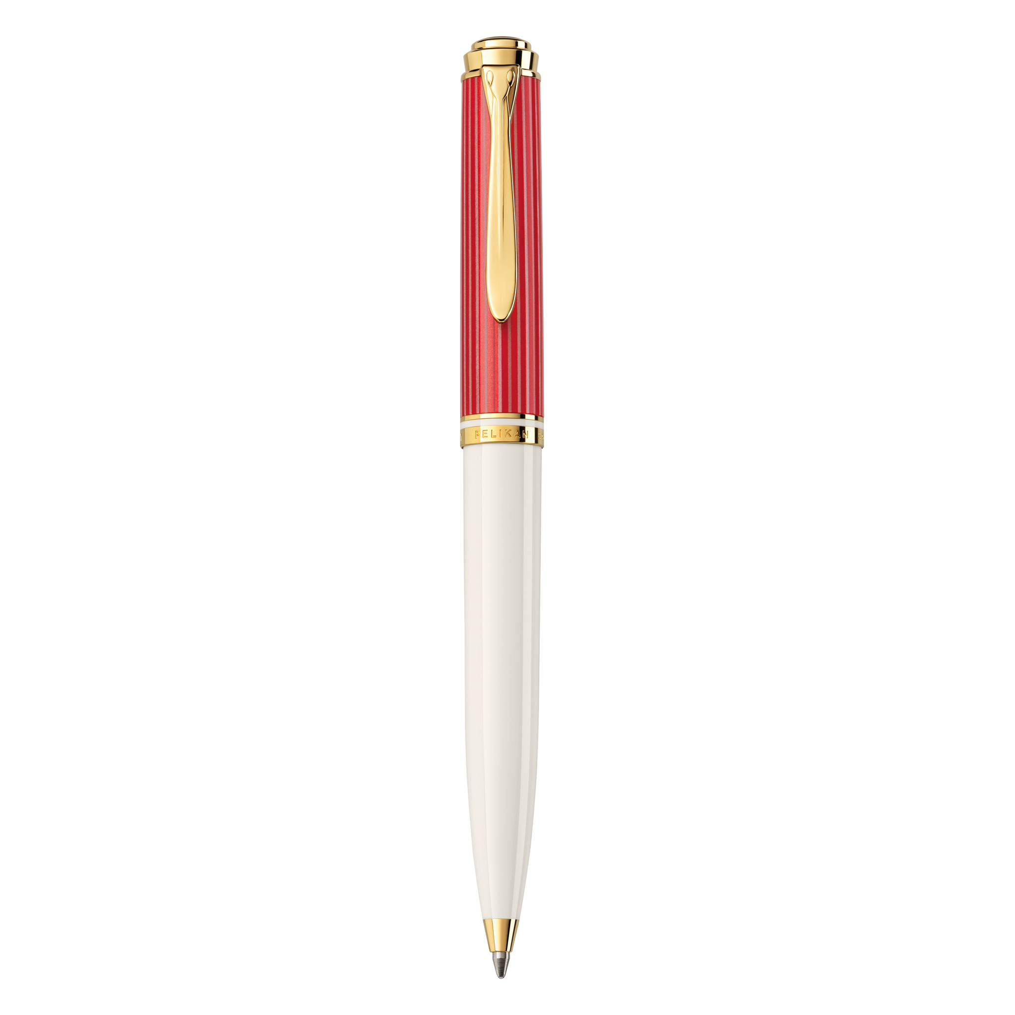 Pelikan Ballpoint Pen Souverän® 600 Red-White in a Special Case