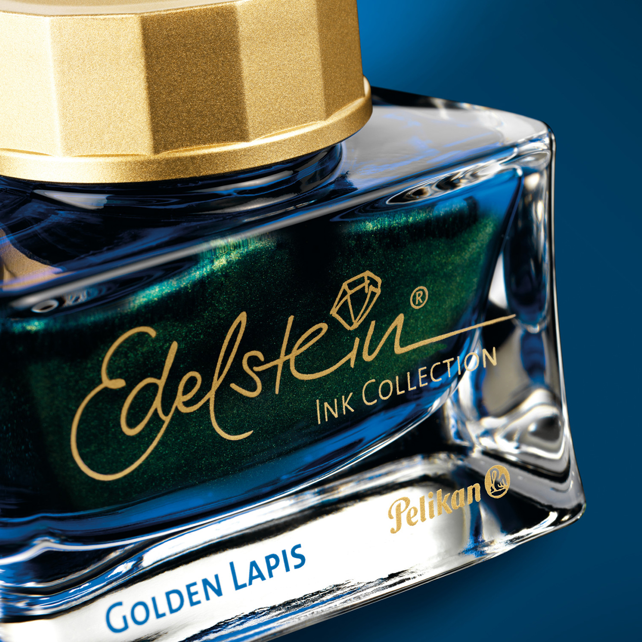 Edelstein Bottle, (2024 Ink of the Year) Golden Lapis, 50ml