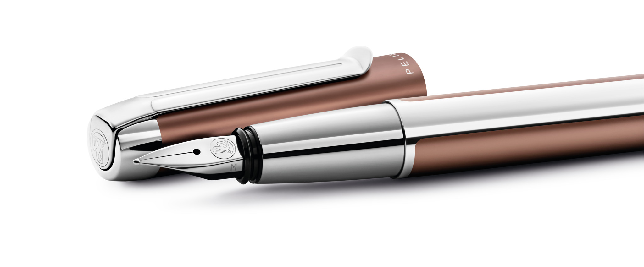 Pelikan Fountain Pen Pura® P40, 1 St In G24 Gift Case, Mocha B