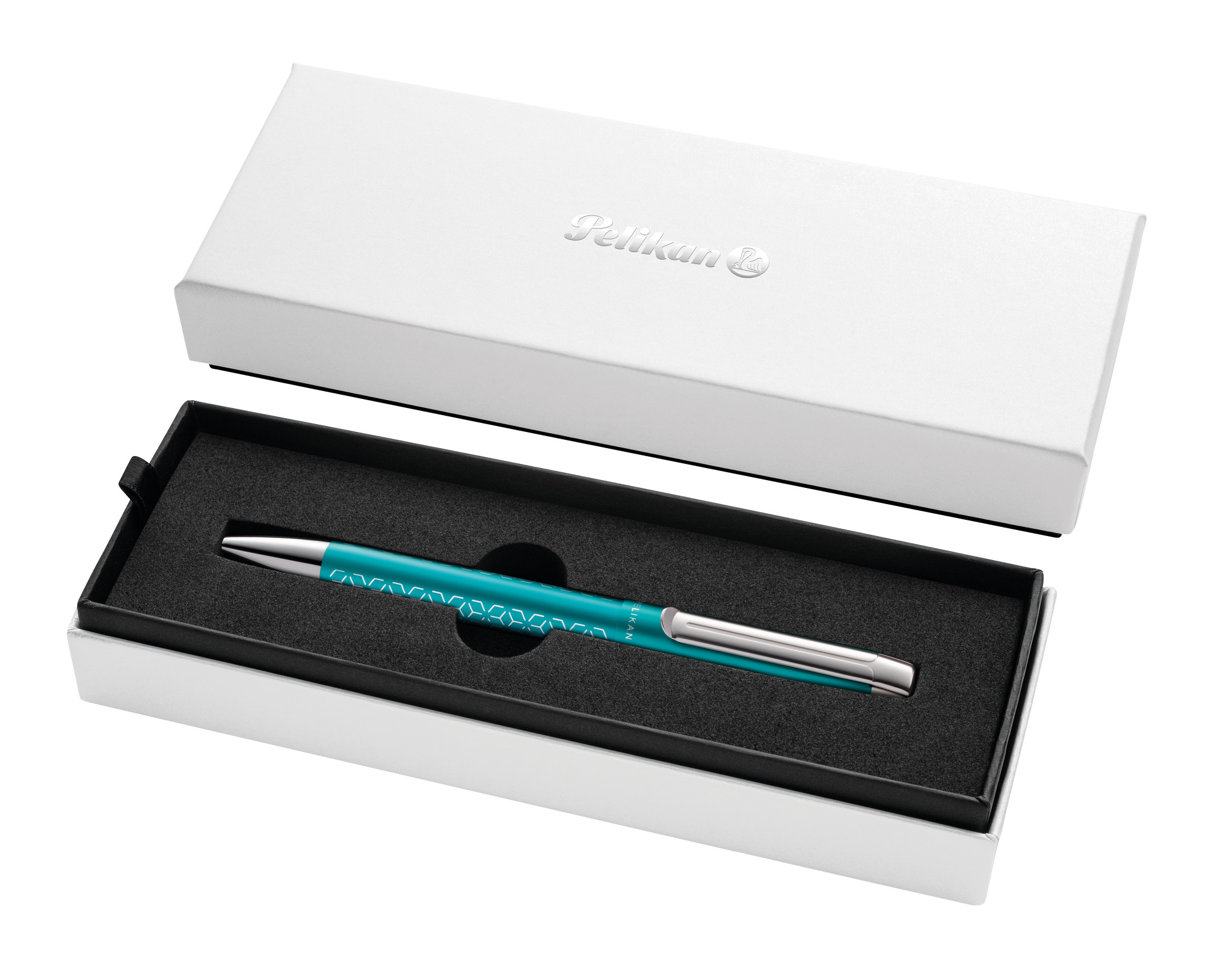 Pelikan Ballpoint Pen Pura® K40, 1 St In G25 Gift Case, In Turquoise