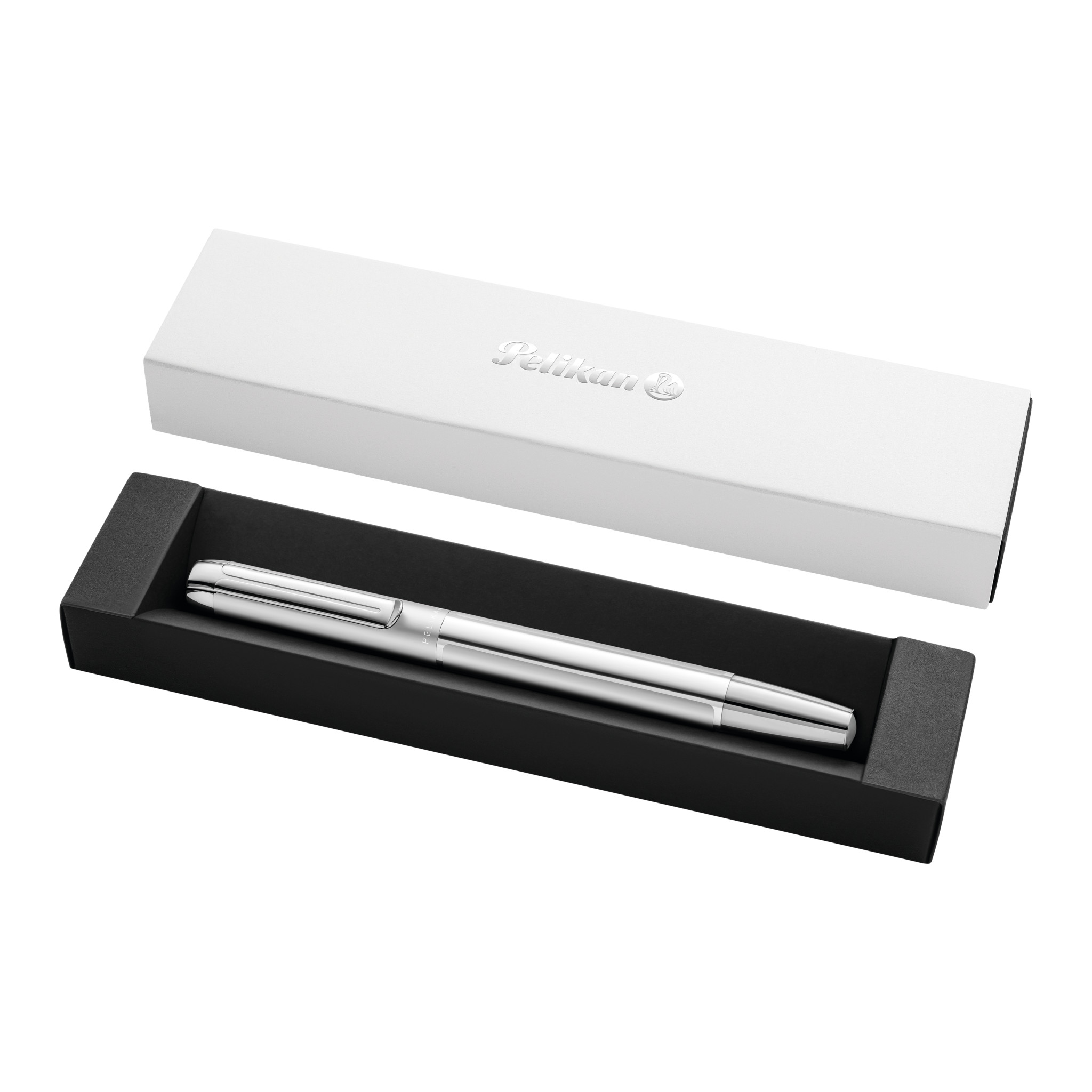 Pelikan Fountain Pen Pura® P40, 1 St In G24 Gift Case, Silver M