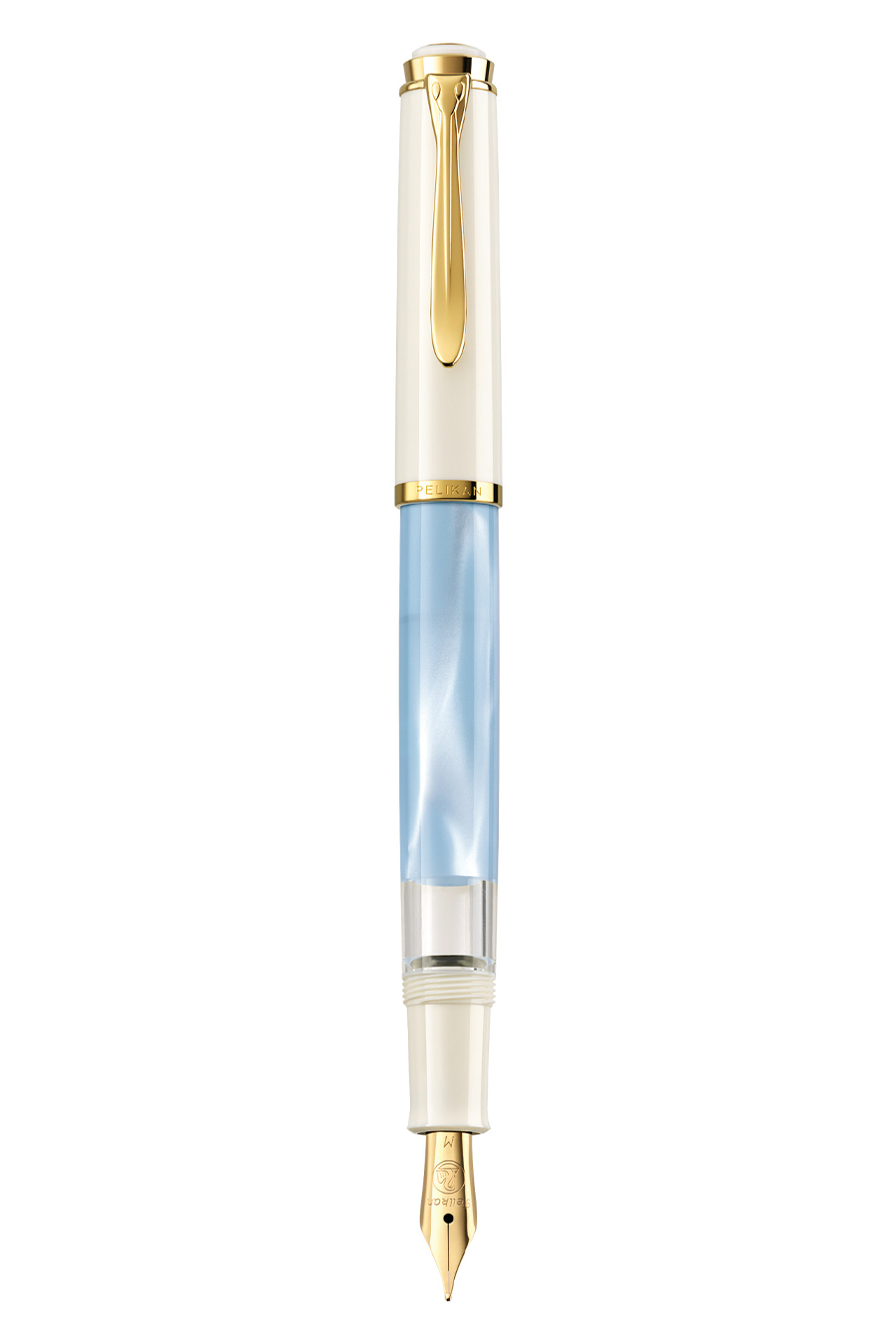Pelikan Fountain Pen Classic 200 Pastel Blue B in a case