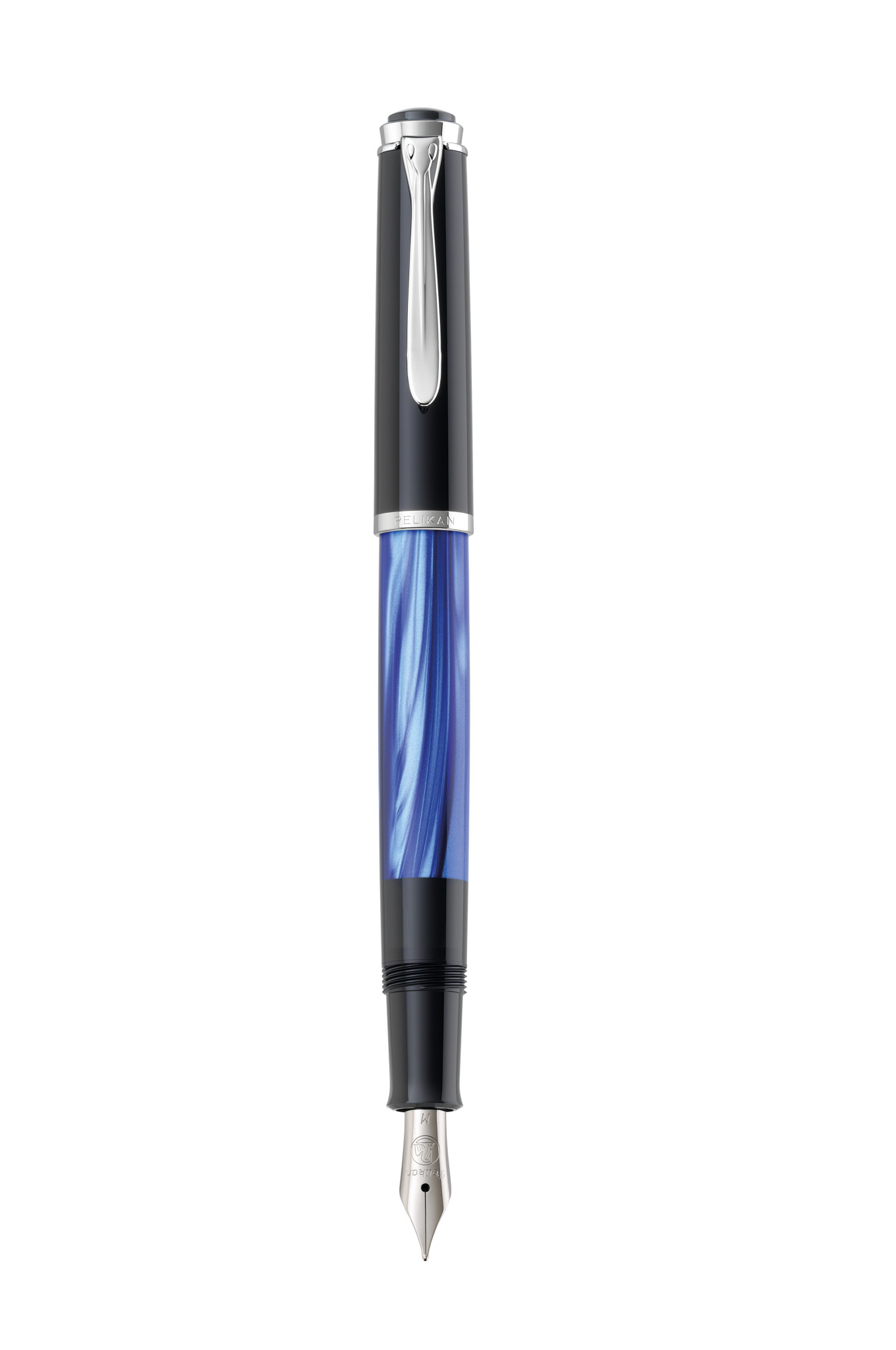 Pelikan Fountain Pen Classic 205 Blue Marbled M