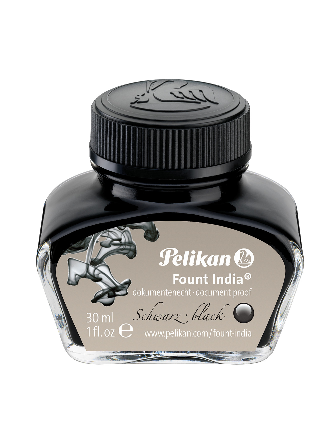 Pelikan Ink Bottle Fount India Indelible Black 30 ml