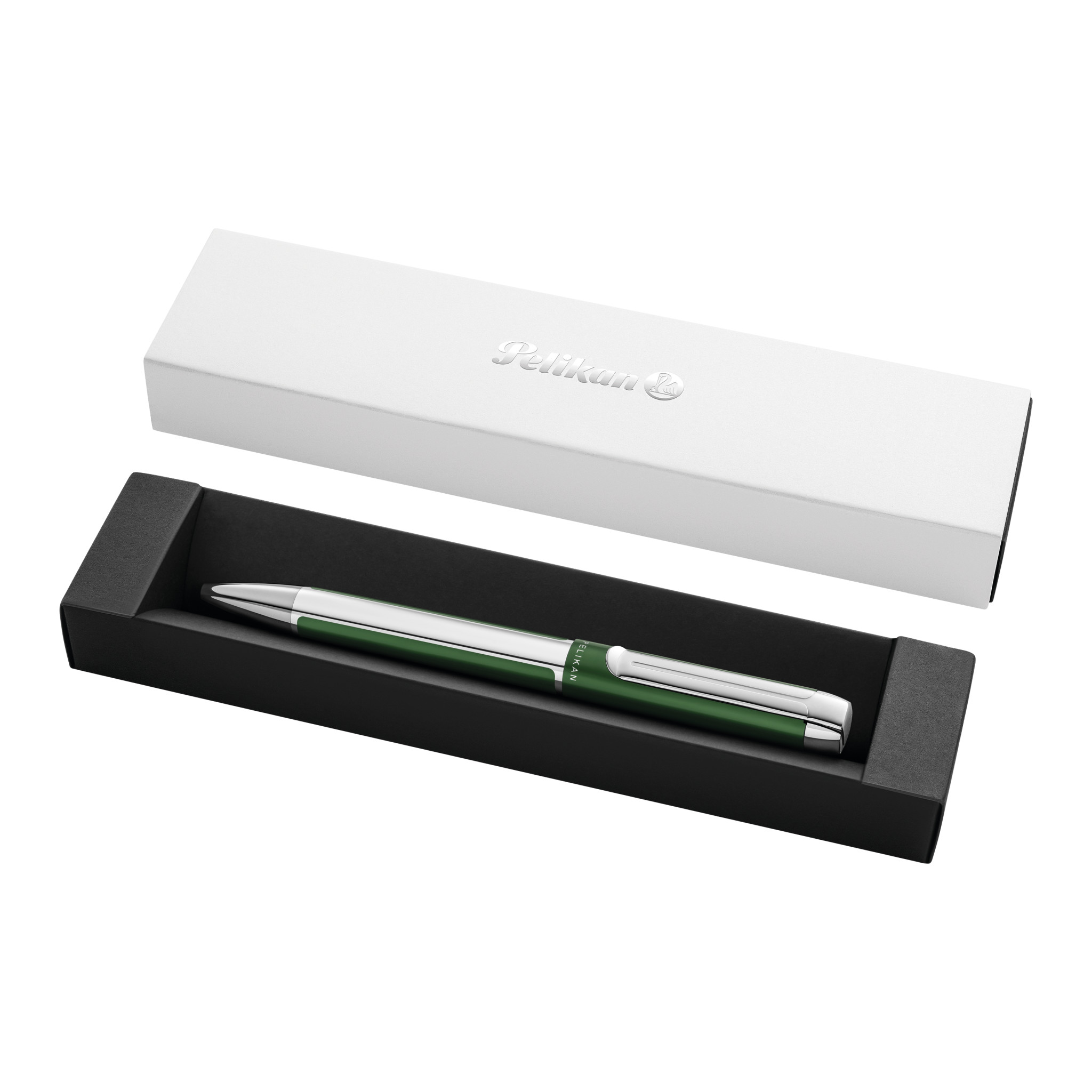 Pelikan Ballpoint Pen Pura® K40, 1 St In G24 Gift Case, Forest Green