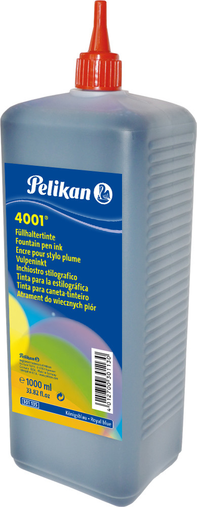Pelikan 4001® Ink Royal Blue, Plastic Bottle 1000 ml