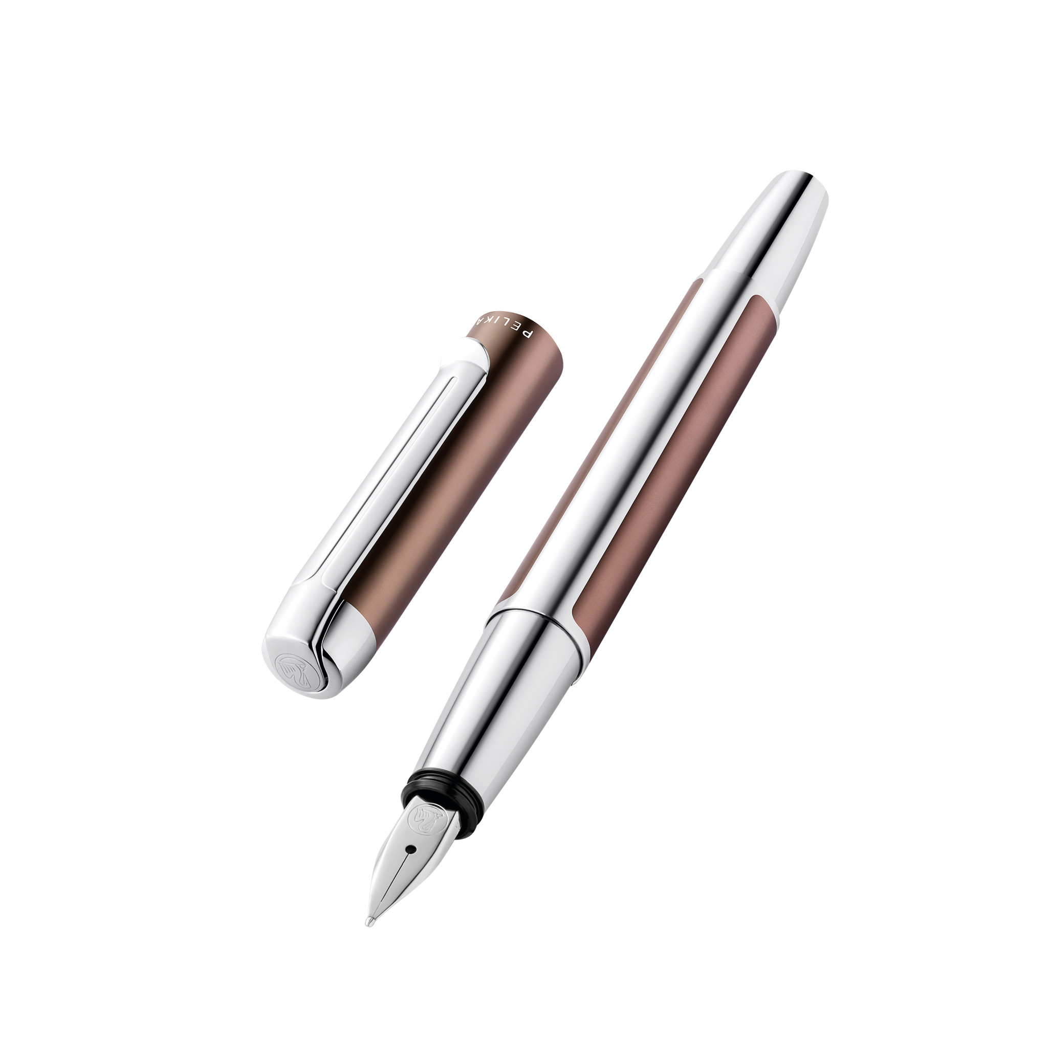 Pelikan Fountain Pen Pura® P40, 1 St In G24 Gift Case, Mocha B