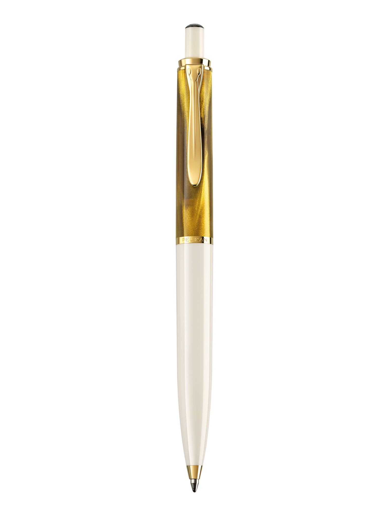 Pelikan Ballpoint Pen Special Edition Classic K200 Gold Marbled in a case